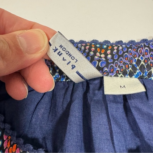 Blank London Cynthia Open Front Jacket Blue Print - Picture 6 of 9